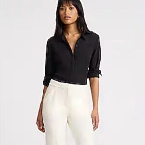 Express Relaxed Portofino Shirt - Black